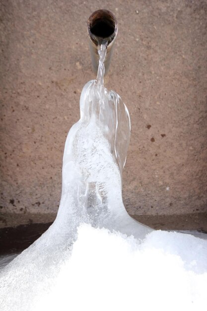 frozen fountain