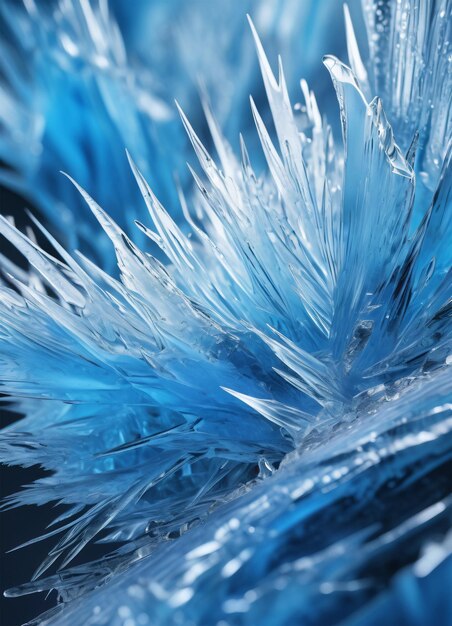 Frozen ice texture background