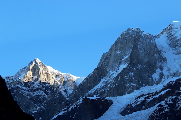 Foto montagne ghiacciate