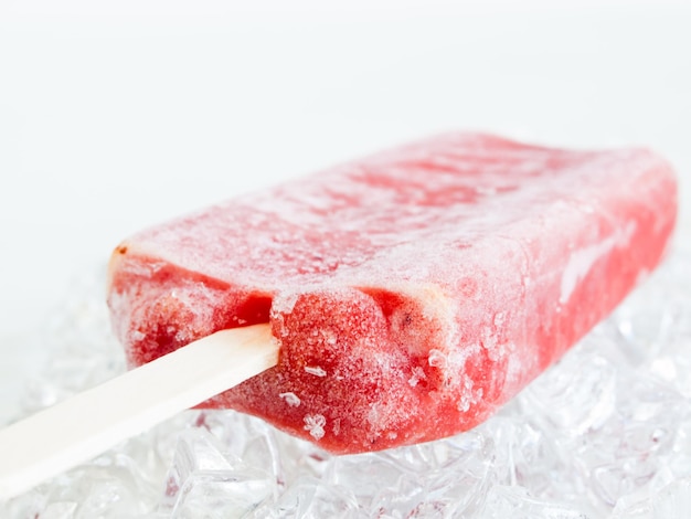 Frozen pop on a stick.