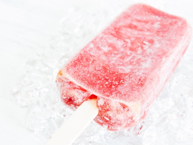 Frozen pop on a stick.