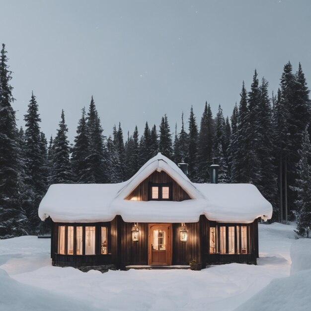 Photo frozen in time old arctic houses