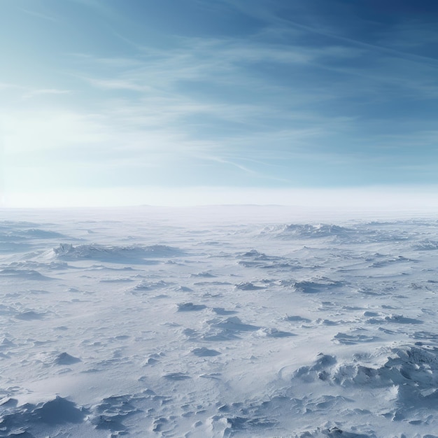 Frozen Tundra Landscape