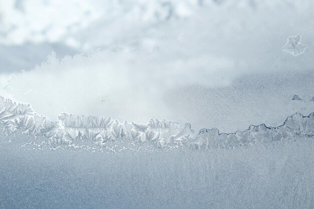 写真 陸上の凍った水