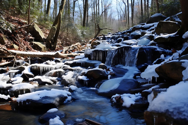 Frozen Waterfalls Natures Sculptures