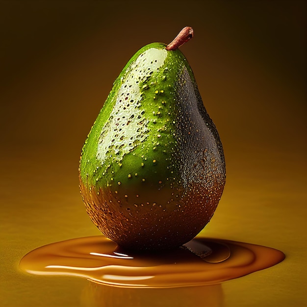 Fruit avocado generated by AI artificial intelligence