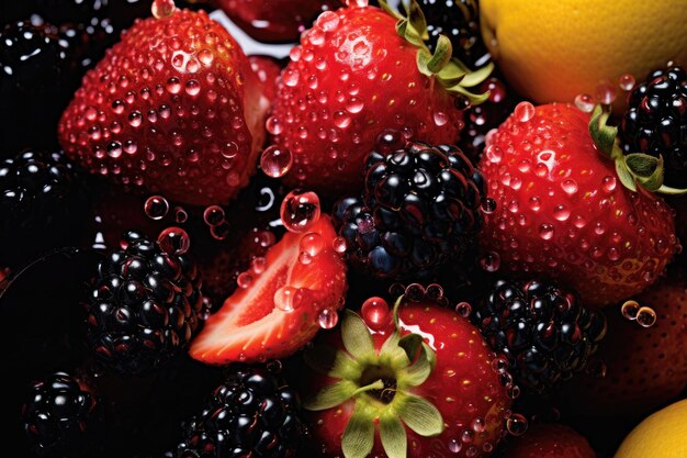 Fruit and Berry Background