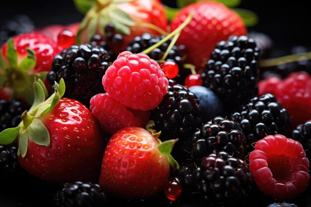 Fruit and Berry Background