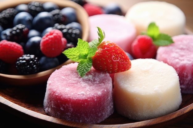 Fruit and Berry Japanese Mochi