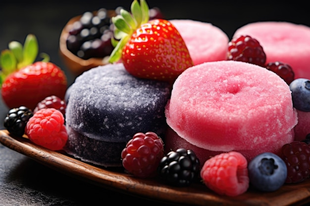 Fruit and Berry Japanese Mochi