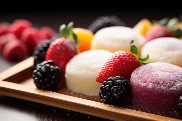 Fruit and Berry Japanese Mochi