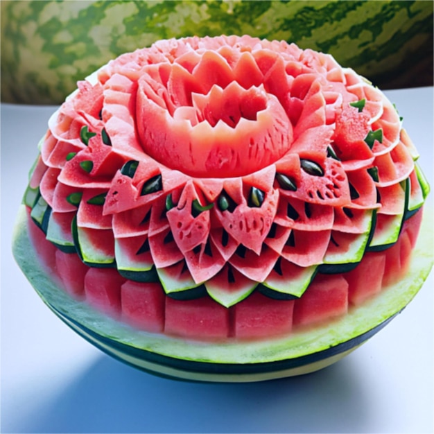 fruit carving fruit