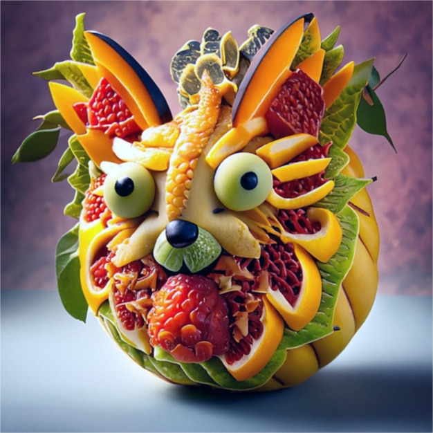 fruit carving fruit