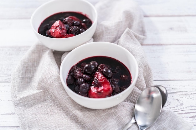 Fruit compote