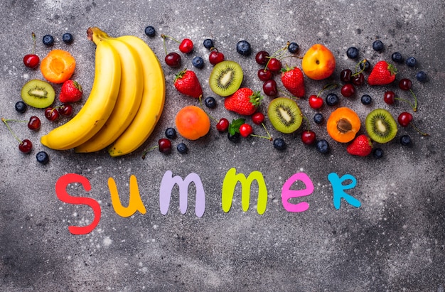 Fruit en bessen zomer