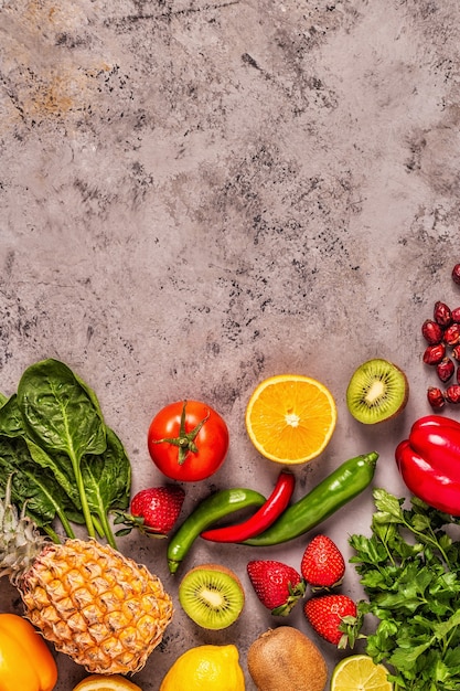 Fruit en groenten rijk aan vitamine C