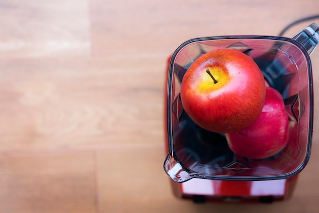 Fruit in een blender