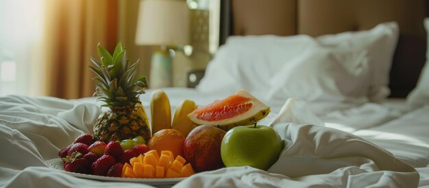 Fruit in een hotelaccommodatie