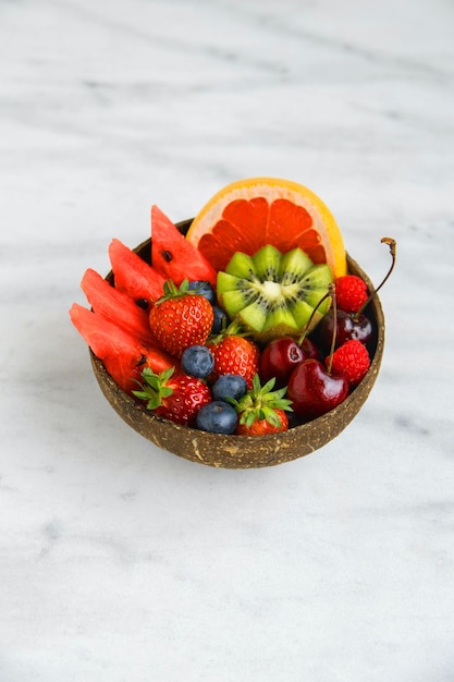 Fruit isolated on white background