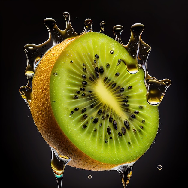 Fruit kiwi fruit generated by AI artificial intelligence