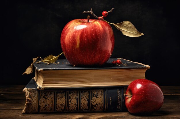 Fruit above literature