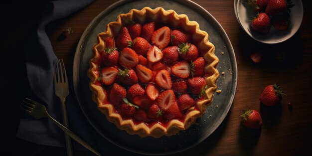 fruit pie professional studio food photography social media elegant fabric hot modern ad