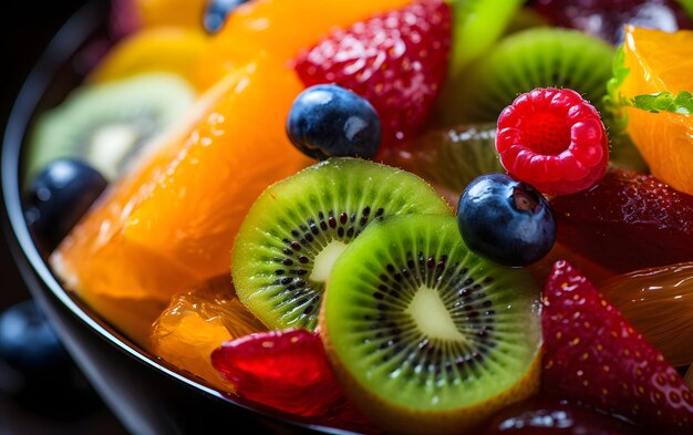 과일 퍼즐 다채로운 음식 배경