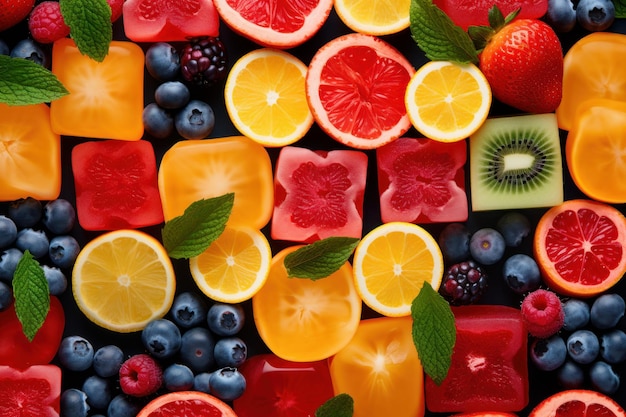 Fruit puzzle diet Sweet idea Generate Ai