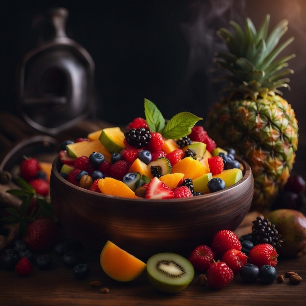 A Fruit salad bowl