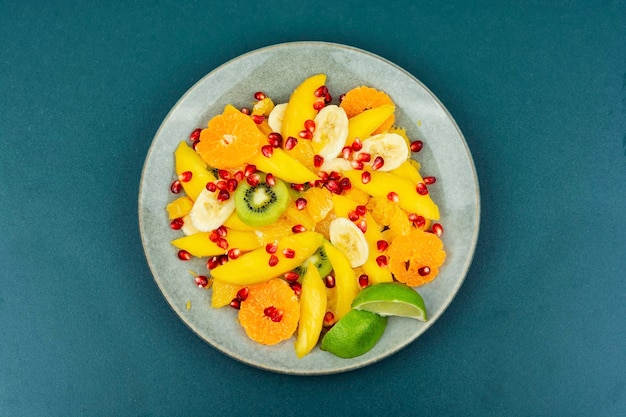 Fruit salad of citrus and berries