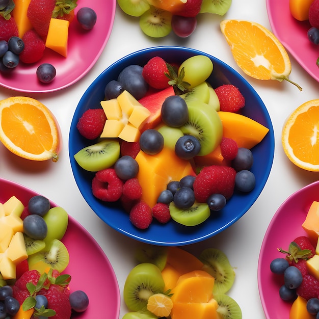 fruit salad complex cinematography dynamic lighting sharp focus