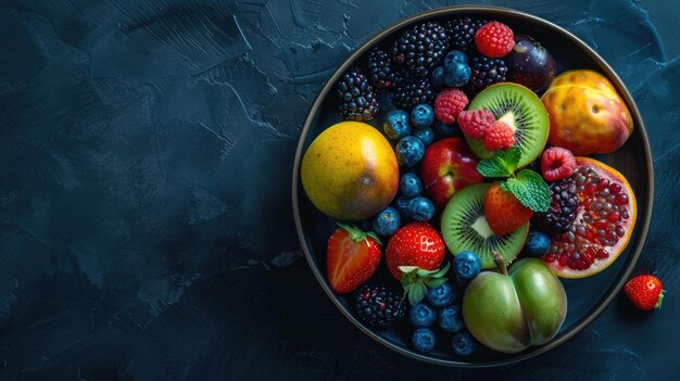 Foto insalata di frutta ia generativa