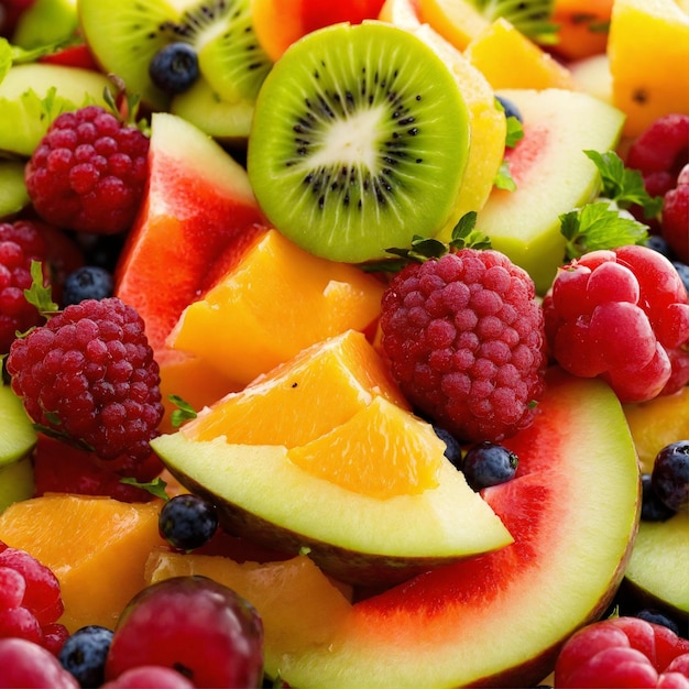 Photo fruit salad mix