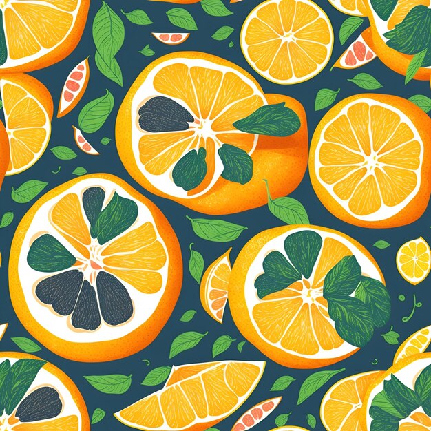 Fruit seamless patterns