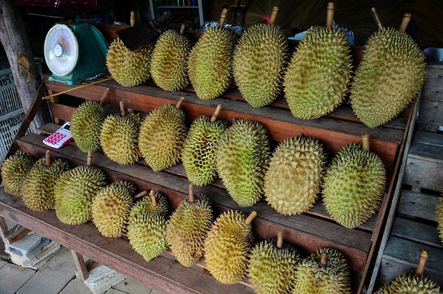 fruit shop for sale people at beside road between go to phrae on august 28 2015 in uttaradit thailand