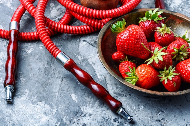 Fruit smoking hookah