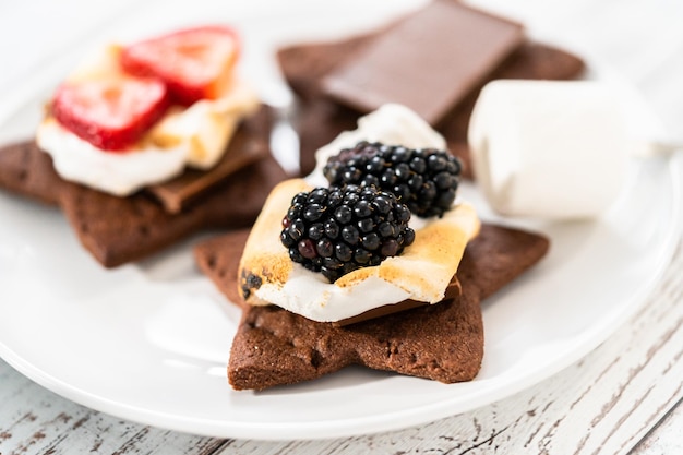 Photo fruit smores