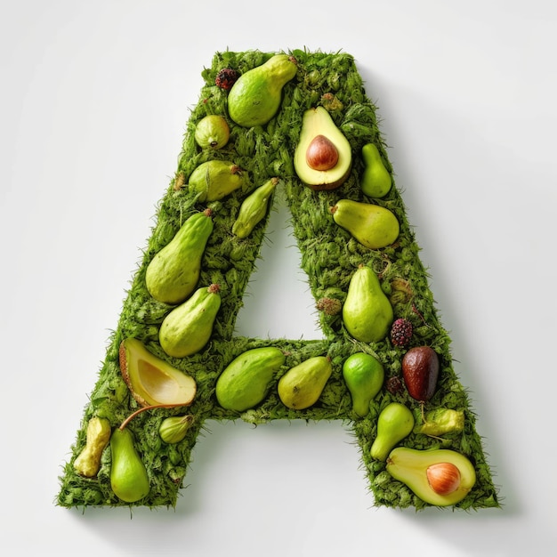 Fruit Sour sop letter A