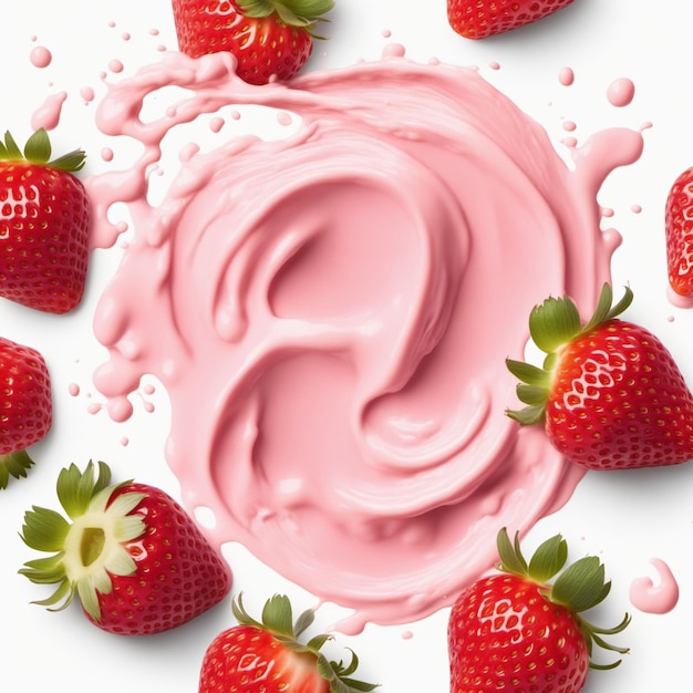 Fruit splash render gegenereerd met AI