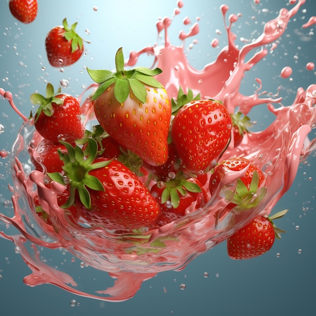 Fruit splash strawberry