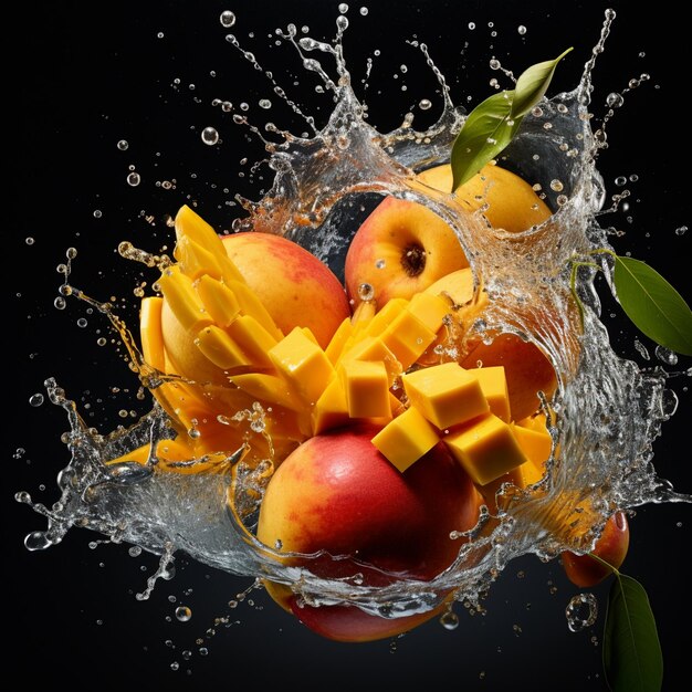 Fruit splash water