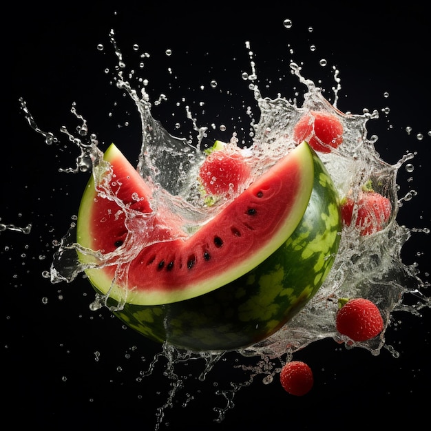 Fruit splash water