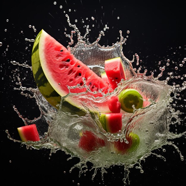 Fruit splash water