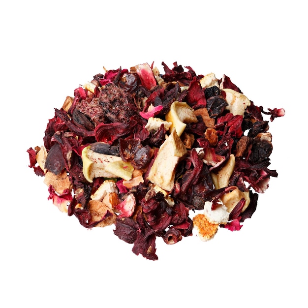 Fruit tea mix Hibiscus raspberries candied peel orange