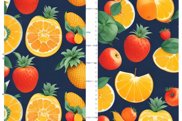 fruit themed smartphone soft case mockup AI generated