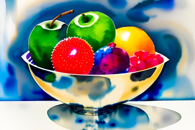 fruit in tray