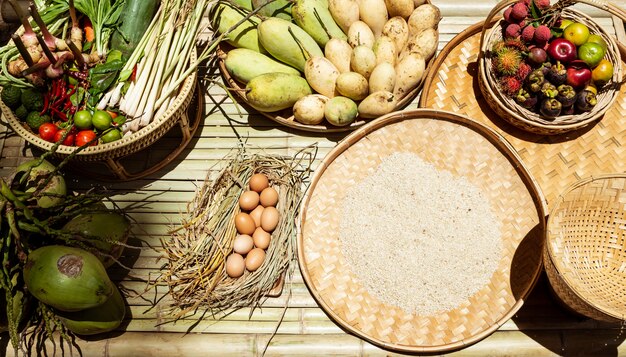 Fruit vegetable garden thai Use with cooking.