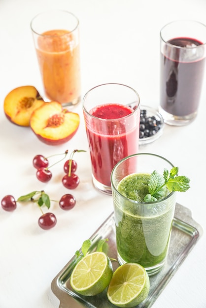 Fruit and vegetable smoothies