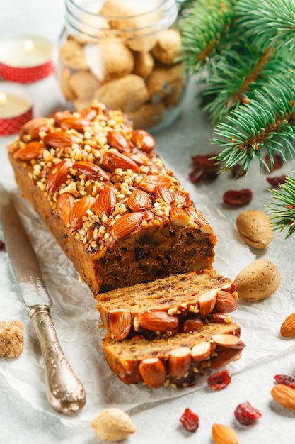 Fruitcake Traditional Christmas cake