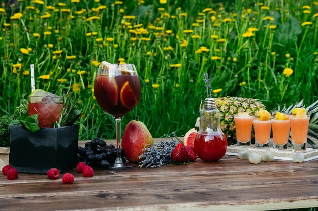Fruitcocktails Heerlijke verfrissende zomerdrankjes